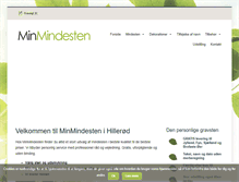 Tablet Screenshot of minmindesten.dk